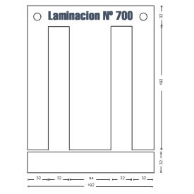 Laminación N° 700
